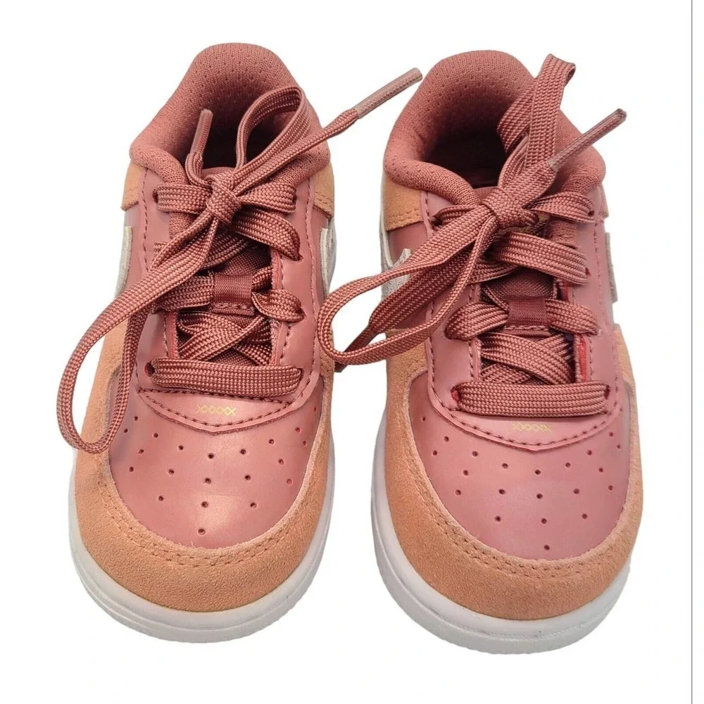 Nike Toddler‎ Baby Air Force 1 TD CD7417 600 Pink Quartz Sneaker Shoe Size 6C